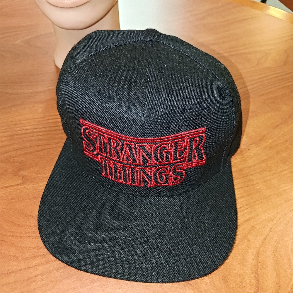 STRANGER THINGS Embroidered Snapback Cap Hat Unis… - image 2